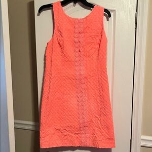 Crown & Ivy Vibrant Coral Mini Dress